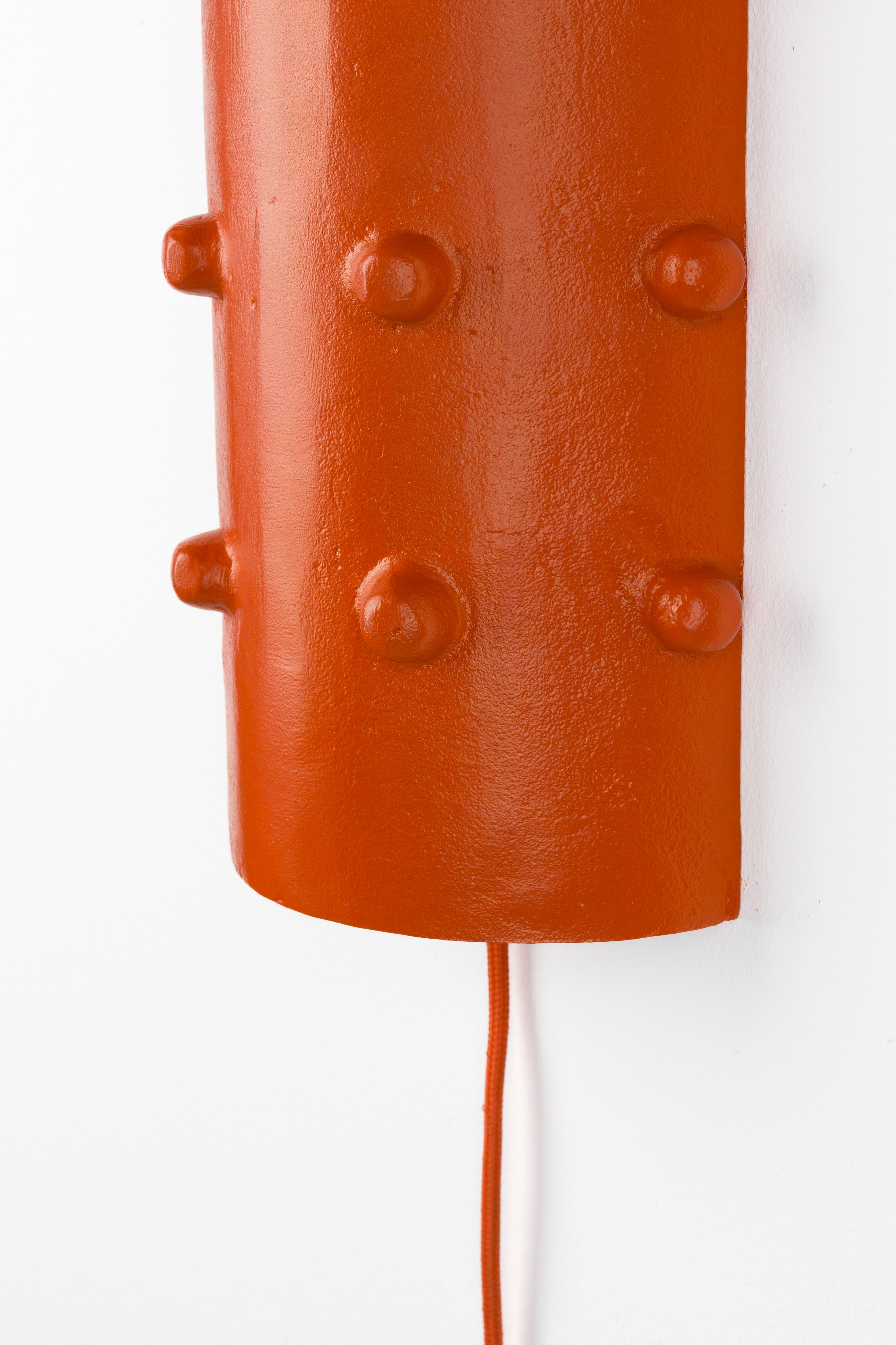Bold Monkey Pinch Me Bobbled Orange Wall Lamp
